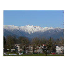 Os leões - Vancôver, BC Cartoes Postais