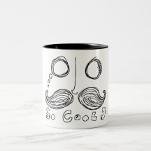os moustaches são assim que caneca legal