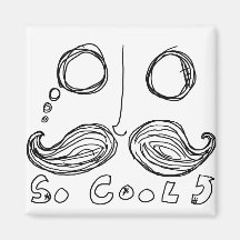 os moustaches são assim que ímã legal imãs de geladeira