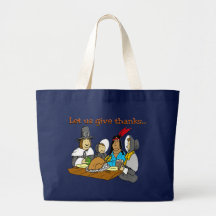 Os peregrinos dão obrigados bolsa