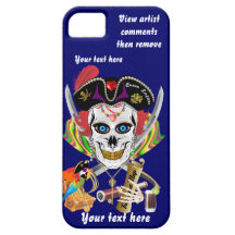Os piratas Iphone IPod TODO encaixotam TODO O desi iPhone 5 Capa
