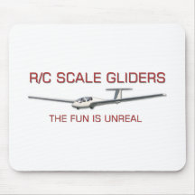 Os planadores da escala de R/C… o divertimento são Mouse Pads