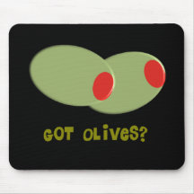 Os presentes do design das azeitonas "obtiveram az mousepad