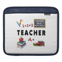 Os professores fazem-no com classe bolsas de iPad