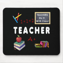 Os professores fazem-no com classe mousepads