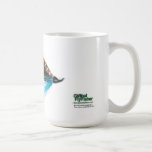 Os salmões azuis do encanto voam a caneca canecas