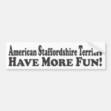 Os terrier de Staffordshire americano têm mais div Adesivos