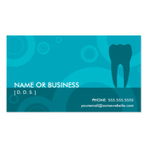 ósmio do dentista modelos cartão de visita