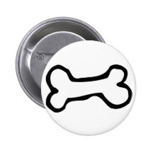Osso de cão bonito dos desenhos animados pins