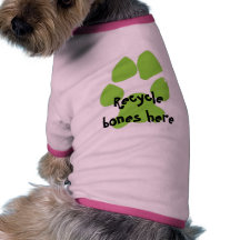 Ossos do reciclar aqui roupas para pets