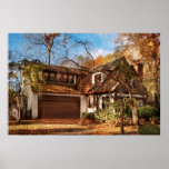 Outono - Westfield, NJ - perdido nas madeiras Poster