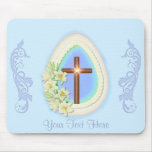 Ovo e cruz da janela mouse pads