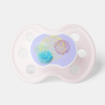 Pacifier colorido do dente-de-leão