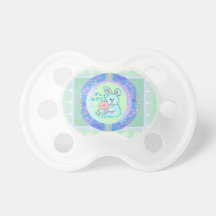 Pacifier do anúncio do nascimento do bebé chupeta de bebê