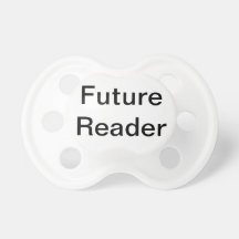 Pacifier futuro do leitor chupeta de bebê