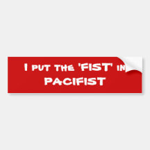 Pacifista Adesivo
