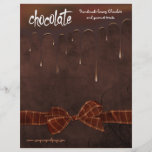 Padaria e insecto da venda do assar de Chocolatier Panfletos Coloridos