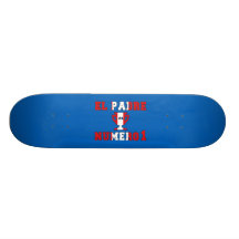 Padre Número 1 do EL - pai do número 1 nos Peruvia Skate Personalizado