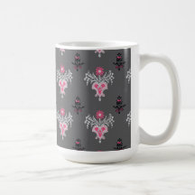 padrões da flora caneca