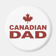 Pai canadense imã de refrigerador