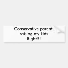Pai conservador, levantando meu kidsRight!!! Adesivos