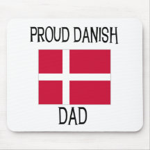 Pai dinamarquês orgulhoso mousepad