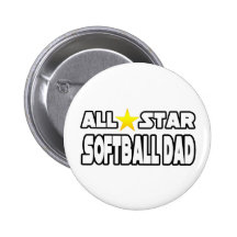 Pai do softball de All Star Pins