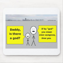 Pai e Bobby - há um deus? Mousepad