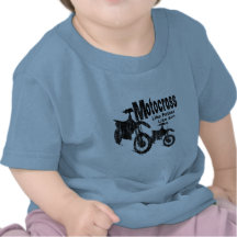 Pai/filho do motocross t-shirt