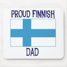 Pai finlandês orgulhoso mousepad
