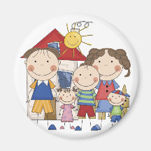 Pai, mamã, menino grande, menina do MED, família p Ima
