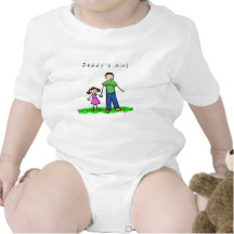 Pai & mim (Brunette com título) Camiseta