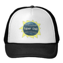 Pai super do basebol bone