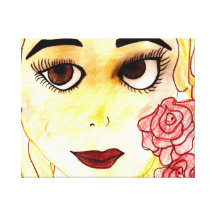 Painel Canvas Pretty girl Impressão Em Tela Canvas