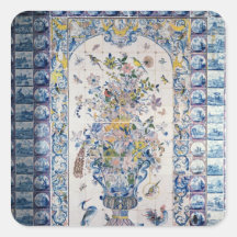 Painel do azulejo de Delft do banheiro Adesivos Quadrados