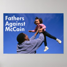 Pais contra o poster de McCain