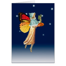 País das fadas Myrna Notecard vazio dos retalhos Cartao