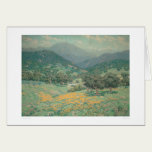 Paisagem de Califórnia com papoilas (1213) cartões