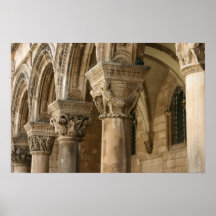 Palácio em Croatia Posteres