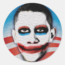Palhaço Obama Adesivos