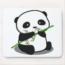 Panda bonito mouse pads