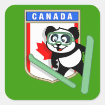 Panda desalto de Canadá Adesivo