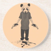 Panda do assassino porta-copo