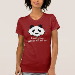 Panda engraçada camiseta