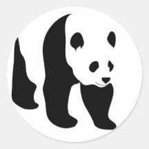 Panda!! Etiquetas Adesivos