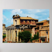 Panorama Archeological de Roma Impressão