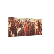 Paolo Veronese - casamento em Cana Impressão Em Tela Canvas