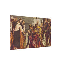Paolo Veronese - cristo e centurion de Capernaum Impressão De Canvas Envolvidas