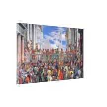 Paolo Veronese - o casamento em Cana Impressão Em Tela Canvas