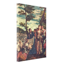 Paolo Veronese - salvamento do menino Moses Impressão De Canvas Esticadas
